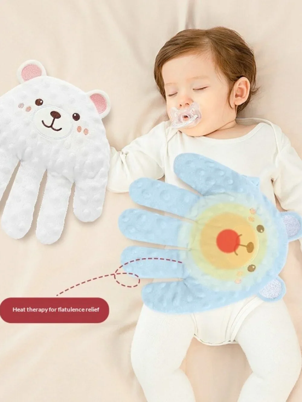 PalmSoothe Smart Baby Remote-Controlled Colic & Flatulence Relief Pad(1 Pack)